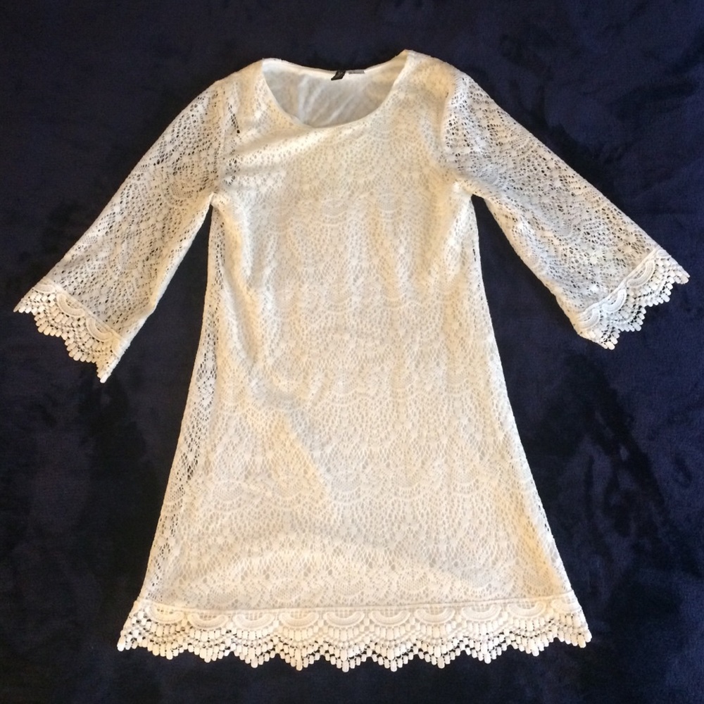 H&M White Lace Dress